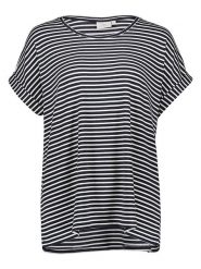 ONLY Carmakoma Koszulka w kolorze czarnym rozmiar: M-46/48. Czarne bluzki damskie Only Carmakoma, m, bez wzorów, bez kołnierzyka, bez ramiączek. Za 69.99 zł.