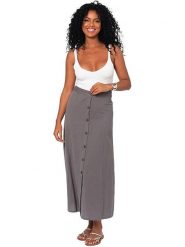 Aller Simplement Spódnica w kolorze antracytowym rozmiar: 40. Czarne spódnice damskie Aller Simplement, na co dzień, bez wzorów, maxi. Za 69.99 zł.