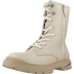 Buty REPLAY JL170034S Beżowy. Brązowe obuwie trekkingowe damskie Replay, z syntetyku, bez zapięcia. Za 305.99 zł.
