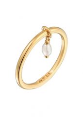 Elli Damski do łączenia Basic z perłą hodowlana słodkowodną w srebrze próby 925 Sterling Silver Pierścionki 1 ct. Szare pierścionki damskie Elli, z perłą, srebrne. Za 211.64 zł.