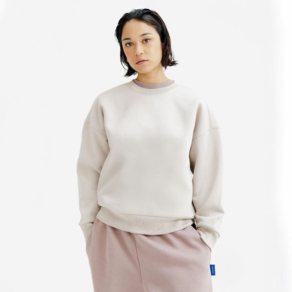 Bluza okrągły dekolt damska Elementals. Brązowe bluzy damskie Decathlon, s, bez wzorów, z bawełny, bez kaptura. W wyprzedaży za 99.99 zł.