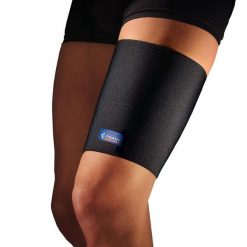 Podstawowe spodenki neoprenowe Thuasne. Czarne spodenki sportowe damskie THUASNE, l, bez wzorów, z elastanu, do biegania. Za 115.50 zł.