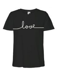 Vero Moda Koszulka "Kami" w kolorze czarnym rozmiar: XS. Czarne bluzki damskie Vero Moda, xs, bez wzorów, z bawełny, bez kołnierzyka, bez ramiączek. Za 37.38 zł.