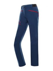 Alpine Pro Spodnie trekkingowe "Ramela" w kolorze niebieskim rozmiar: 48. Niebieskie spodnie dresowe damskie Alpine Pro, bez wzorów, z materiału, outdoorowe. Za 202.03 zł.