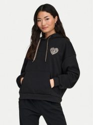 ONLY Bluza Daze 15347802 Czarny Regular Fit. Czarne bluzy damskie Only, xl, bez wzorów, z bawełny, bez kaptura. Za 149.99 zł.