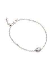 Pandora Srebrna bransoletka z cyrkoniami rozmiar: 18 cm. Szare bransoletki damskie Pandora, srebrne. Za 218.05 zł.