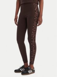 Adidas Legginsy Seasonal Essentials Leopard Print KA2793 Brązowy Slim Fit. Brązowe legginsy damskie Adidas, xl, bez wzorów, z bawełny. Za 149.99 zł.