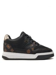 Guess Sneakersy Marlew FLTMAR ELE12 Czarny. Czarne obuwie sportowe damskie Guess, ze skóry, bez zapięcia. Za 299.99 zł.