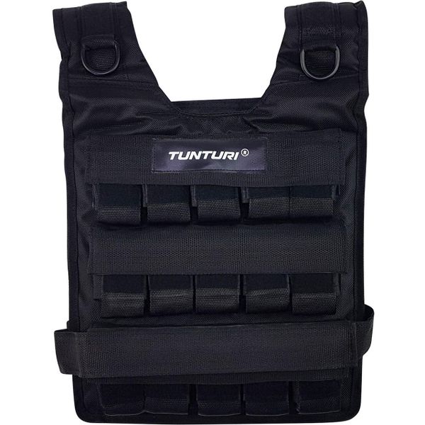 Kamizelka Obciążeniowa Tunturi Weight Vest Pro 30 Kg. Czarne kamizelki damskie tunturi, bez wzorów, bez kaptura. W wyprzedaży za 649.00 zł.