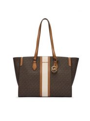 MICHAEL Michael Kors Torebka 30R6GQ6T7B Brązowy. Brązowe shopper bag MICHAEL Michael Kors, bez wzorów, ze skóry, bez dodatków. Za 1,170.99 zł.