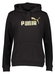 Puma Bluza "Essentials+" w kolorze czarnym rozmiar: S. Czarne bluzy damskie Puma, s, bez wzorów, z kapturem. Za 131.74 zł.