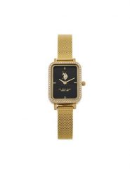 U.S. Polo Assn. Zegarek Odette USP8390BK Złoty. Żółte, analogowe zegarki damskie U.S. Polo Assn., złote. Za 429.99 zł.
