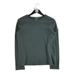 Second life - Sweater szary dla kobiet - Jak nowy. Szare golfy damskie Ralph Lauren, bez kołnierzyka. Za 114.17 zł.
