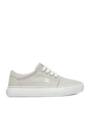DC Shoes Tenisówki CEOWB-LEA-ZL-DC001-CH Szary. Szare buty sportowe chłopięce DC Shoes, z materiału, bez zapięcia. Za 109.99 zł.