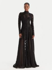 Babylon Sukienka wieczorowa S00829 Czarny Regular Fit. Czarne sukienki damskie Babylon, bez wzorów, z syntetyku, wizytowe, bez ramiączek. Za 2,399.00 zł.