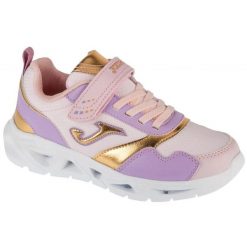 Buty Joma Star 2513 JSTARS2513V świecące diody różowe. Czerwone buty sportowe dziewczęce z syntetyku, bez zapięcia. W wyprzedaży za 245.53 zł.