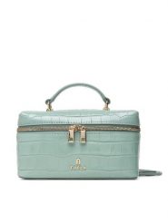 Furla Torebka Camelia Micro WE00625 BX4255 4911S Niebieski jasny. Niebieskie kuferki damskie Furla, bez wzorów, ze skóry, bez dodatków. Za 1,039.00 zł.