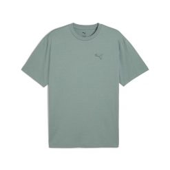 Koszulka unisex Essentials Elevated PUMA Green Moon. Zielone koszulki sportowe damskie Puma, xs, bez wzorów, z materiału, bez ramiączek. Za 109.00 zł.