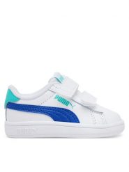 Puma Sneakersy Smash 3.0 L V Inf 392034 18 Biały. Białe buty sportowe chłopięce Puma, ze skóry, bez zapięcia. Za 119.99 zł.
