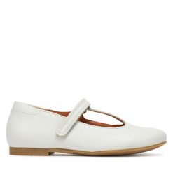 Baleriny Froddo. Białe baleriny dziewczęce Froddo, bez wzorów, bez obcasa, bez zapięcia. Za 229.99 zł.