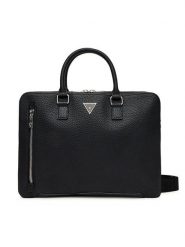 Guess Torba na laptopa HMTOGR P5247 Czarny. Czarne torby na laptopa Guess, z aplikacjami, ze skóry. Za 339.99 zł.