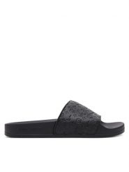 Karl Kani Klapki Pool Slide Prm PD00006204 Czarny. Czarne klapki damskie Karl Kani, bez wzorów, z tworzywa sztucznego, bez obcasa, bez zapięcia. Za 89.99 zł.