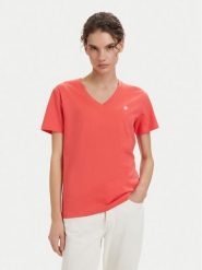 Beverly Hills Polo Club T-Shirt P-SS26W-TS516518 Koralowy Regular Fit. Pomarańczowe t-shirty damskie Beverly Hills Polo Club, s, bez wzorów, z bawełny, bez kołnierzyka. Za 139.99 zł.