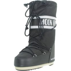 Buty Moon Boot Model Icon Nylon Kolor Czarny. Czarne obuwie trekkingowe damskie Moon Boot, z nylonu, bez zapięcia. Za 810.99 zł.