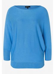 More & More Sweter w kolorze niebieskim rozmiar: 42. Niebieskie swetry klasyczne damskie More & More, s, z wiskozy, bez kołnierzyka. Za 105.38 zł.