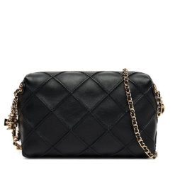 Torebka Tory Burch. Czarne torebki wieczorowe damskie Tory Burch, bez wzorów, bez dodatków. Za 1,999.00 zł.
