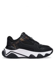Guess Sneakersy FLTMZZ ELE12 Czarny. Czarne obuwie sportowe damskie Guess, z materiału, bez zapięcia. Za 584.99 zł.