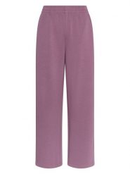 MOSS COPENHAGEN Spodnie "Edilina" w kolorze fioletowym rozmiar: L/XL. Różowe spodnie materiałowe damskie Moss Copenhagen, bez wzorów, z materiału. Za 144.92 zł.