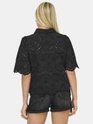 ONLY Koszula Valais 15351106 Czarny Regular Fit. Czarne koszule damskie Only, xs, bez wzorów, z bawełny, bez kołnierzyka, bez ramiączek. Za 149.99 zł.