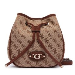 Torebka Guess. Brązowe torebki klasyczne damskie Guess, bez dodatków. Za 544.99 zł.