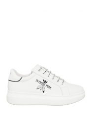 Patrizia Pepe Skórzane sneakersy w kolorze białym rozmiar: 39. Białe obuwie sportowe damskie Patrizia Pepe, bez zapięcia. Za 439.24 zł.