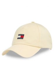 Tommy Jeans Czapka z daszkiem Tjw Heritage Core 5 Panel Cap AW0AW16991 Żółty. Żółte czapki z daszkiem damskie Tommy Jeans, bez wzorów, z bawełny. Za 89.99 zł.