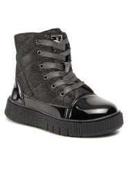 Nelli Blu Kozaki CM211220-21 Czarny. Czarne kozaki dziewczęce Nelli Blu, bez wzorów, z materiału, bez obcasa, bez zapięcia. Za 77.99 zł.