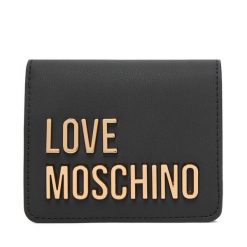 Portfel LOVE MOSCHINO. Czarne portfele damskie Love Moschino, bez wzorów. Za 399.99 zł.