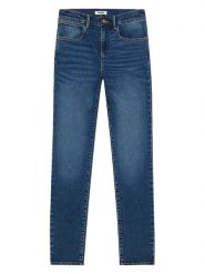 Wrangler Dżinsy - Skinny fit - w kolorze niebieskim rozmiar: W31/L34. Niebieskie jeansy damskie Wrangler, z podwyższonym stanem. Za 149.31 zł.