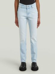 G-Star Dżinsy - Slim fit - w kolorze błękitnym rozmiar: W26/L32. Niebieskie jeansy damskie G-Star. Za 282.80 zł.