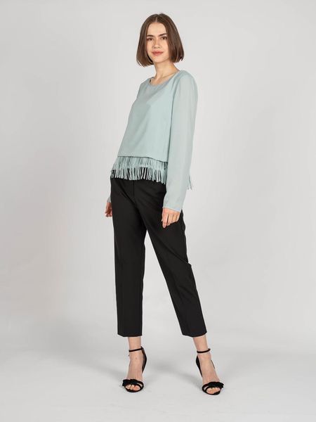 Patrizia Pepe Bluzka | 8C0270/A840 | Kobieta | Niebieski. Niebieskie bluzki damskie Patrizia Pepe, bez wzorów, z poliesteru, bez kołnierzyka, bez ramiączek. W wyprzedaży za 209.00 zł.