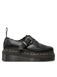 Dr. Martens Półbuty Ramsey Quad 31680001 Czarny. Czarne półbuty damskie Dr Martens, bez wzorów, ze skóry, bez obcasa, na płaskiej podeszwie, bez zapięcia. Za 629.99 zł.