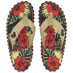 Japonki GUMBIES ISLANDER FLIP-FLOPS UNISEX. Czerwone klapki damskie Gumbies, bez wzorów, bez obcasa, bez zapięcia. Za 99.99 zł.