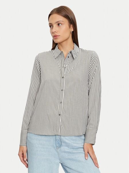 ONLY Koszula Berit 15320243 Zielony Regular Fit. Zielone koszule damskie Only, l, bez wzorów, z wiskozy, bez kołnierzyka, bez ramiączek. Za 69.99 zł.