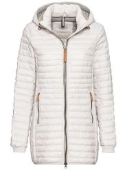 Camel Active Płaszcz pikowany w kolorze białym rozmiar: 36. Białe płaszcze damskie Camel Active, bez wzorów, bez kaptura. Za 392.45 zł.