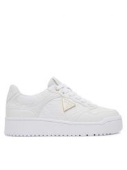 Guess Sneakersy FLJMI6 FAL12 Biały. Białe obuwie sportowe damskie Guess, ze skóry, bez zapięcia. Za 227.00 zł.