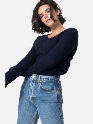 AUTHENTIC CASHMERE Kaszmirowy sweter "Galise" w kolorze granatowym rozmiar: XXL. Niebieskie swetry klasyczne damskie AUTHENTIC CASHMERE, xxl, z kaszmiru, bez kołnierzyka. Za 326.99 zł.