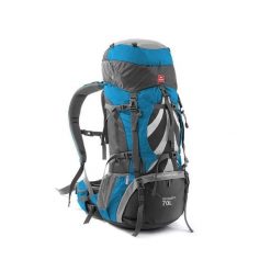 Plecak turystyczny Trekking 70L. Czarne plecaki NATUREHIKE, bez wzorów. Za 539.99 zł.