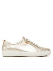 ECCO Sneakersy Soft 7 43000361160 Złoty. Żółte obuwie sportowe damskie ECCO, ze skóry, bez zapięcia. Za 659.99 zł.