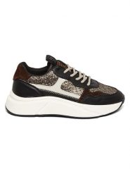Steve Madden Sneakersy w kolorze złoto-czarnym rozmiar: 38. Czarne obuwie sportowe damskie Steve Madden, bez zapięcia. Za 284.82 zł.